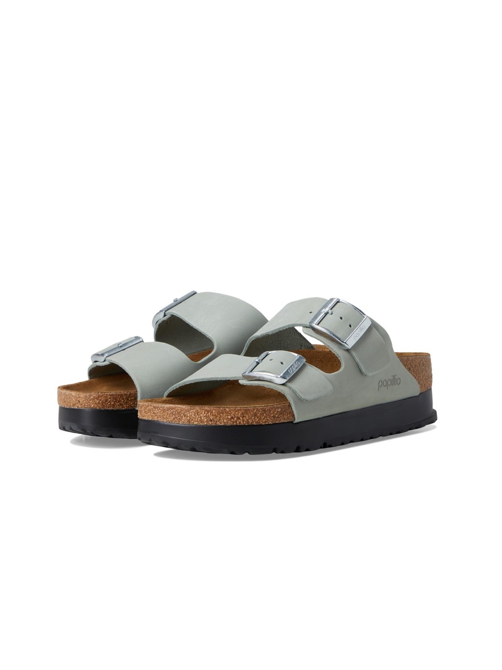 Birkenstock® Papillio's Arizona Platform Sandal in Nubuck